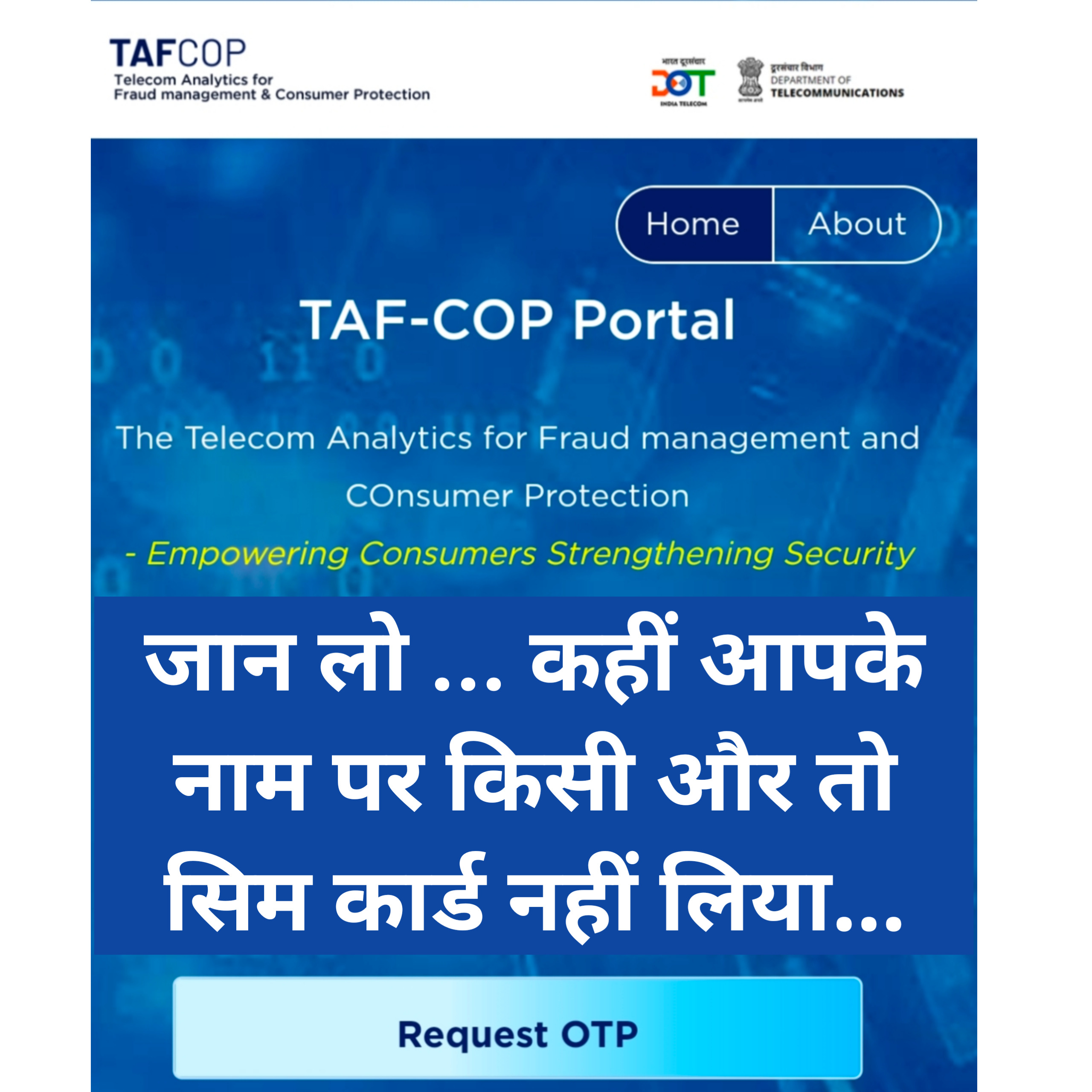 TAF-COP Portal